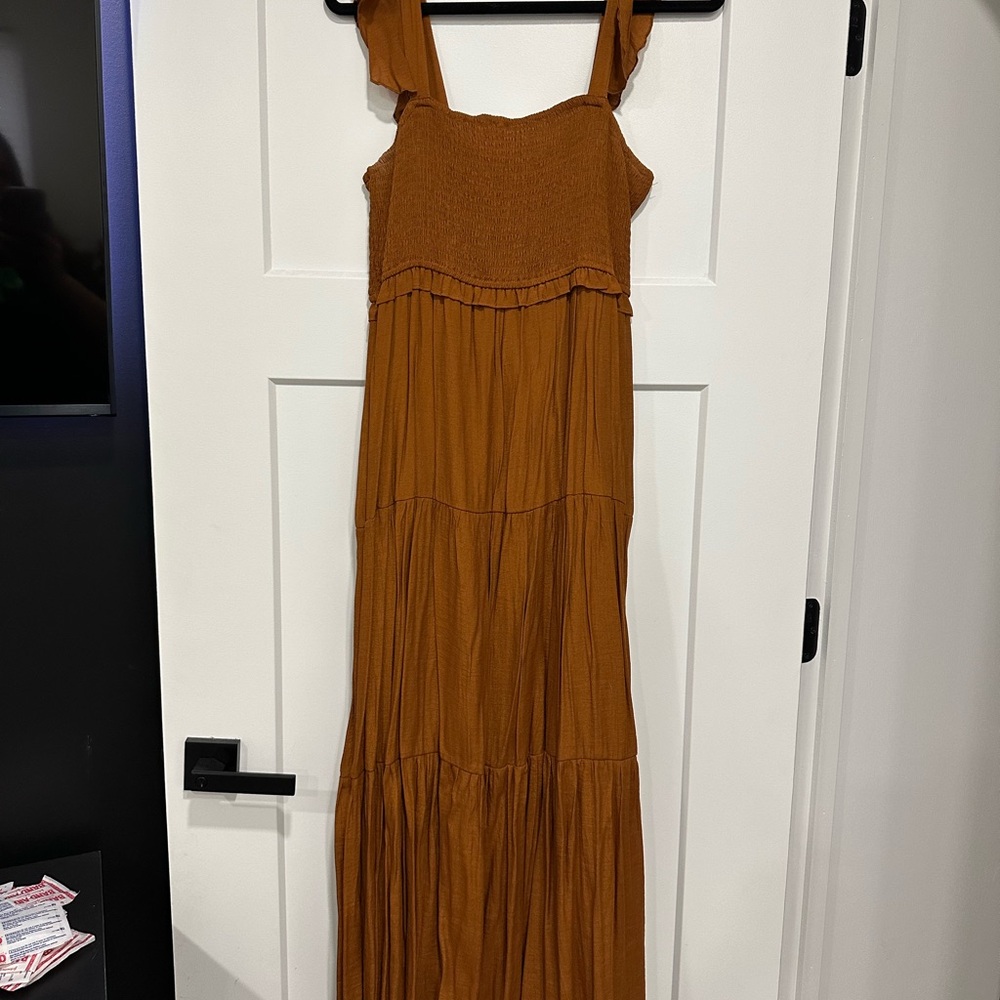 Nanette Lepore Rust Maxi Dress
